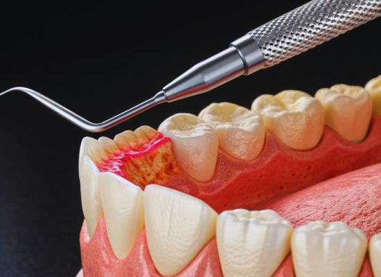 Imagem de tratamento periodontal preventivo